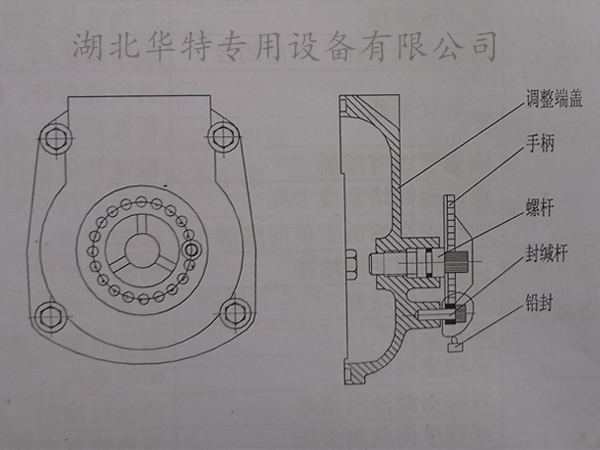 加油机流量计剖面图